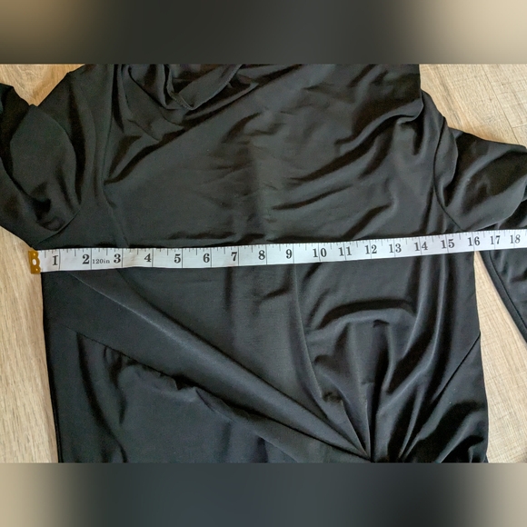 Michael Kors Black Draped Dress - Picture 9 of 13